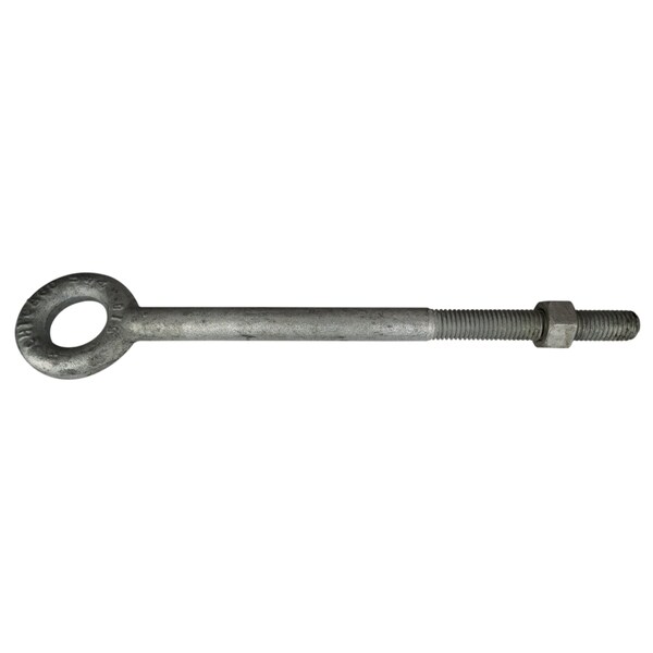 Midwest Fastener Eye Bolt 5/8"-11, Steel, Hot Dipped Galvanized 54586 - main
